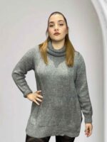 Πλεκτό μπλουζοφόρεμα one size