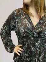 Μπλούζα εμπριμέ με λαχούρια - Image 2