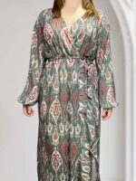 Φόρεμα εμπριμέ plus size - Image 3