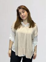 Πουκάμισο & καζάκα με χρυσοκλωστή one size - Image 3