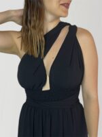 Πολυμορφικό φόρεμα μαύρο one size - Image 3