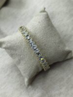 Χρυσό Tennis (σειρά ζιρκόνια) Βραχιόλι με Οβάλ Ζιρκόνια - Image 2