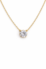 Classic Spark Solitaire Necklace - Image 2