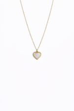 Pearl Heart Necklace – Καρδιά με φίλντισι