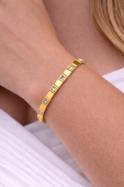 Nova Square Link Bracelet