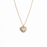 Vintage Pearl Heart Necklace – Vintage Καρδιά με φίλντισι
