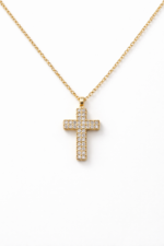 Crystal Cross Necklace - Image 2