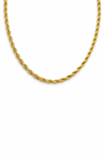 Gold Rope Chain Necklace - Image 2