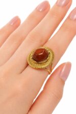 Helios Brown Stone Ring