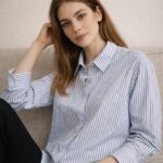 Ριγέ Πουκάμισο Sky Blue