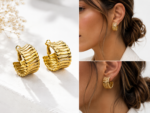 Golden Waves Hoops - Image 2