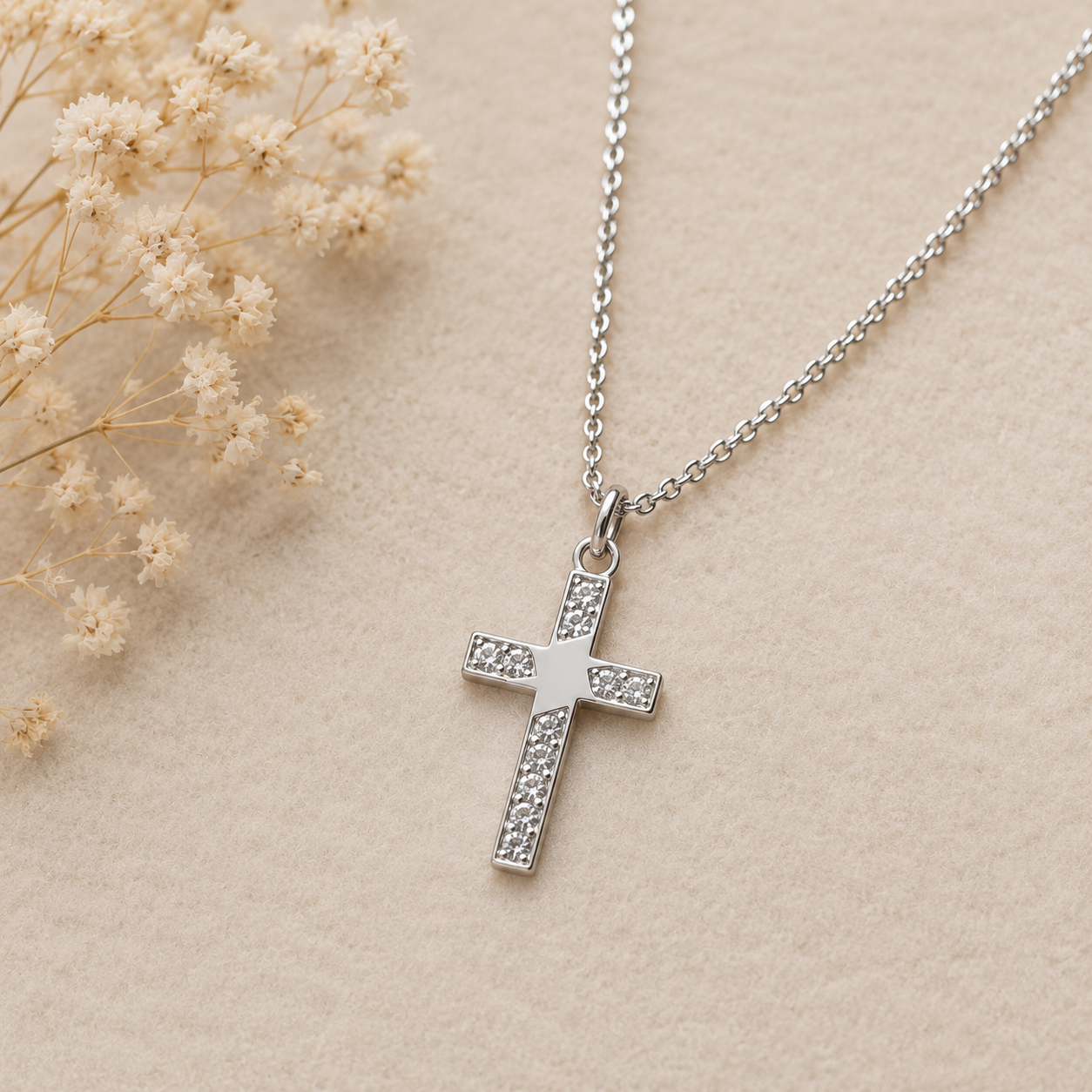 201 Κολιέ Eternal Faith Cross - Image 1