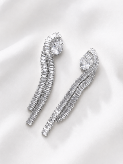 Σκουλαρίκια Silver Cascade