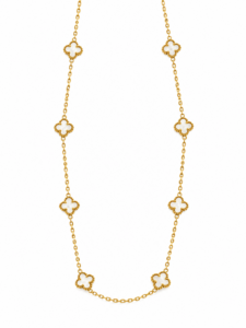 Ατσάλινο Κολιέ Golden Clover