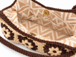 Cocoa Daisy – Χειροποίητη Πλεκτή Τσάντα - Image 3